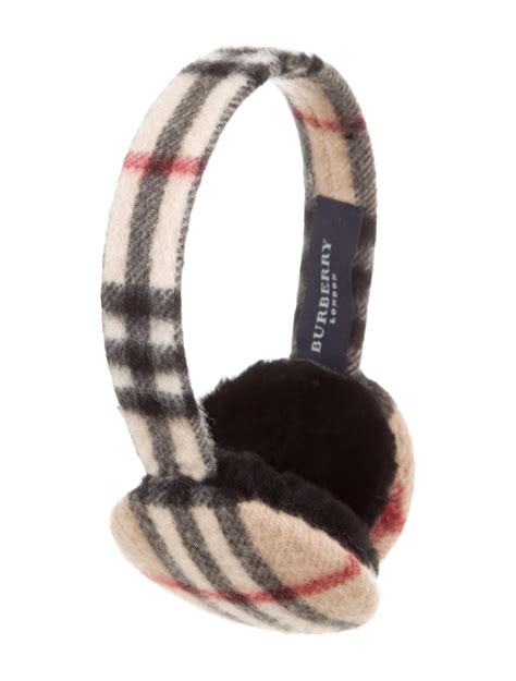 burberry check earmuffs|Burberry ear muffs for women.